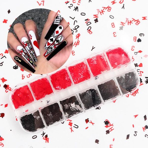 nail art decorations poker sequins for design mix heart spade geometric numbers letters diamond slices glitter flakes parts, Silver;gold
nail art decorations poker sequins for design mix heart spade geometric numbers letters diamond slices glitter flakes parts, Silver;gold