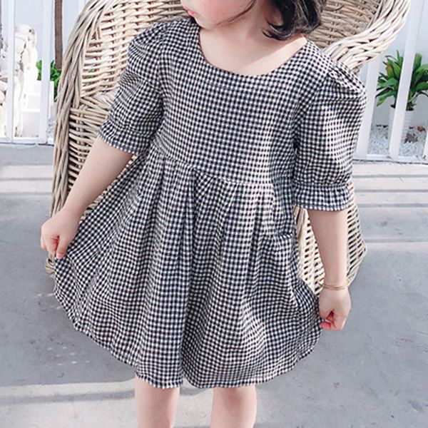 fashion plaid print girls dresses 2022 new puff sleeve summer childrens clothing elegant half sleeve a-line kid girls dresses, Red;yellow
fashion plaid print girls dresses 2022 new puff sleeve summer childrens clothing elegant half sleeve a-line kid girls dresses, Red;yellow