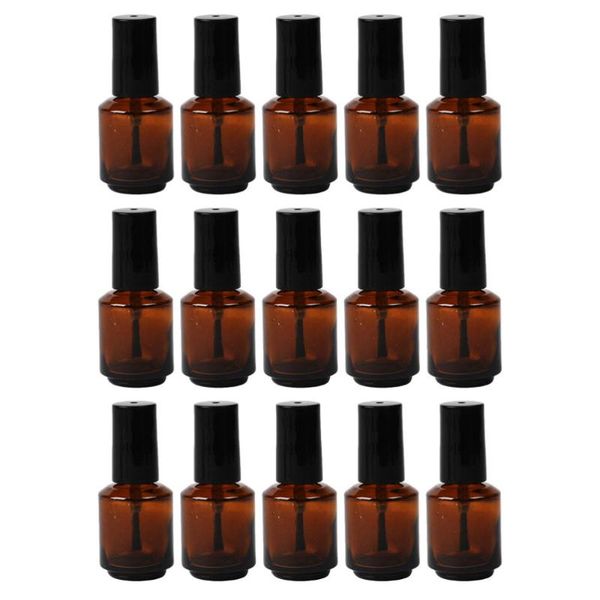 storage bottles & jars 15pcs 7ml empty diy nail polish cylindrical glass vials with brush cap
storage bottles & jars 15pcs 7ml empty diy nail polish cylindrical glass vials with brush cap