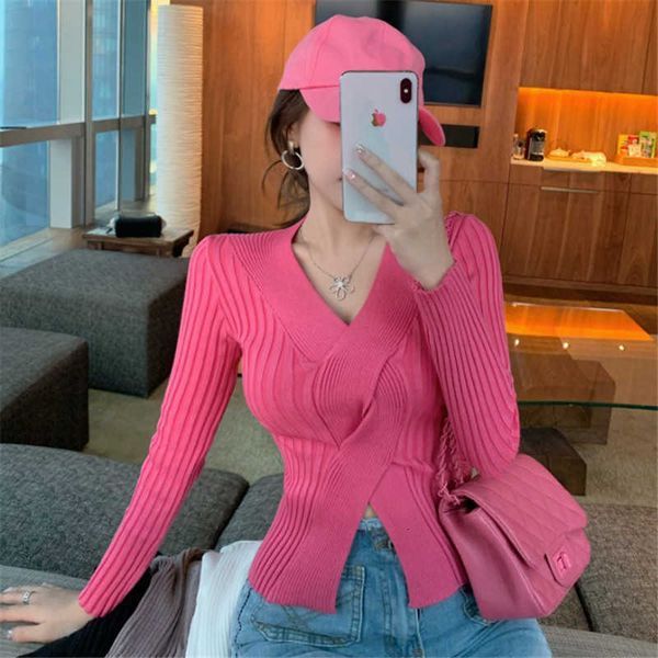 women's sweaters korean women v-neck knitted long sleeve sweater pullover autumn plus size fashion soft slim pull femme haraj yj8l, White;black
women's sweaters korean women v-neck knitted long sleeve sweater pullover autumn plus size fashion soft slim pull femme haraj yj8l, White;black
