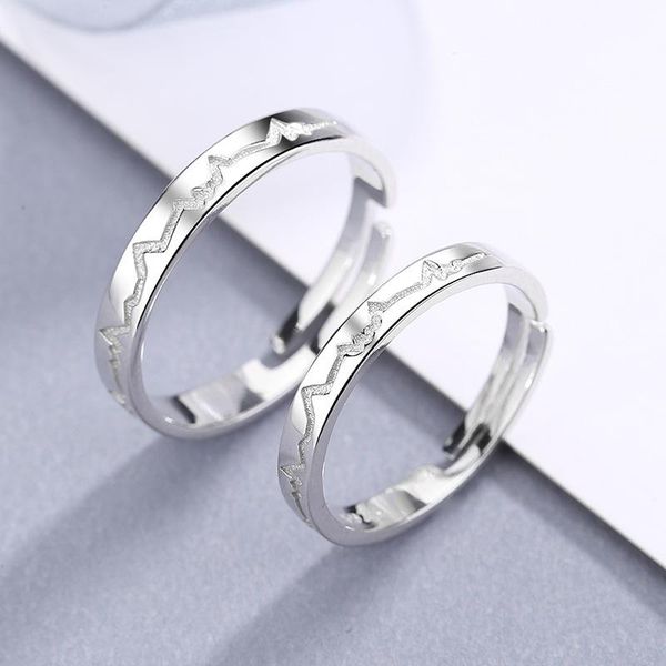 wedding rings s925 pure silver electrocardiogram lovers ring han edition contracted classic style of creative personality heartbeat, Slivery;golden
wedding rings s925 pure silver electrocardiogram lovers ring han edition contracted classic style of creative personality heartbeat, Slivery;golden
