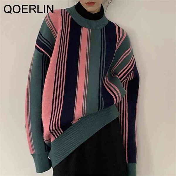 fashion o-neck long sleeve harajuku sweater women loose casual oversized pullovers female bf style green 210601, White;black
fashion o-neck long sleeve harajuku sweater women loose casual oversized pullovers female bf style green 210601, White;black