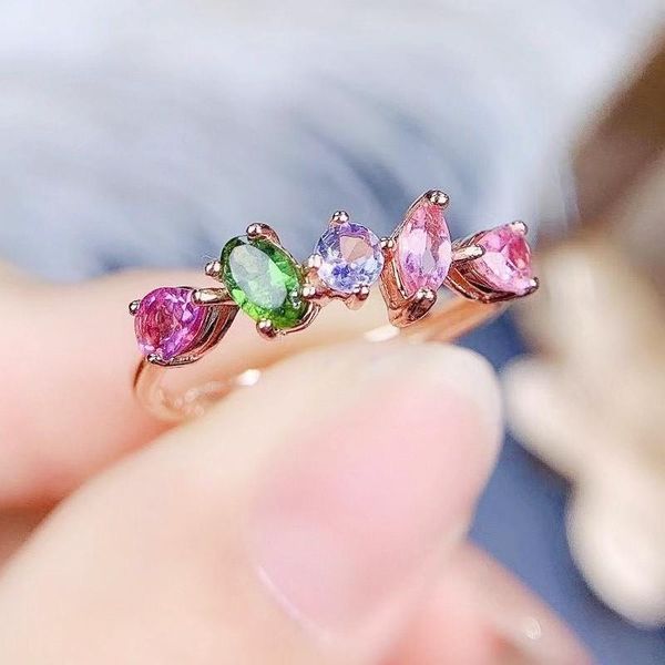 natural real colorful tourmaline ring per jewelry 0.25ct*4pcs 0.15ct*1pc gemstone 925 sterling silver fine j21557 cluster rings, Golden;silver
natural real colorful tourmaline ring per jewelry 0.25ct*4pcs 0.15ct*1pc gemstone 925 sterling silver fine j21557 cluster rings, Golden;silver