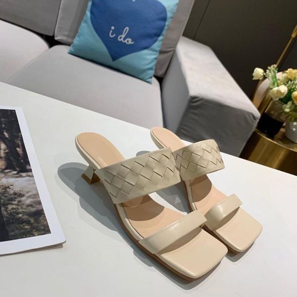 sapato feminino shoes woman slippers sheepskin weave med heels outdoor slides, Black
sapato feminino shoes woman slippers sheepskin weave med heels outdoor slides, Black