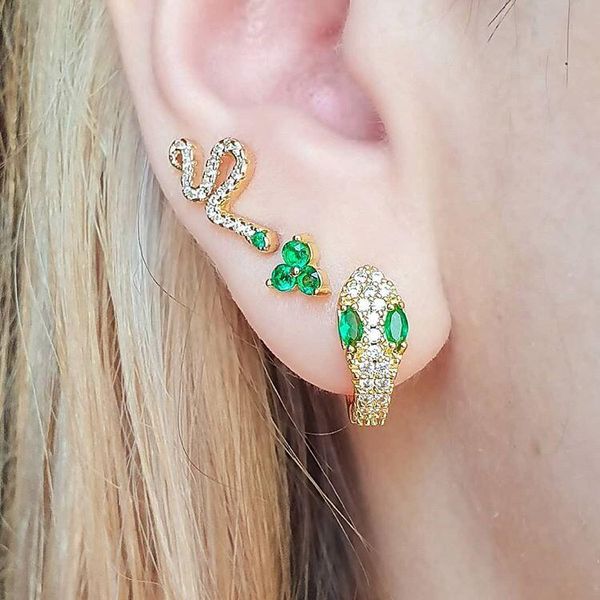 minimal delicate 925 sterling silver snake animal lovely stud earrings for women white green cz paved fashion vermeil jewelry, Golden;silver
minimal delicate 925 sterling silver snake animal lovely stud earrings for women white green cz paved fashion vermeil jewelry, Golden;silver