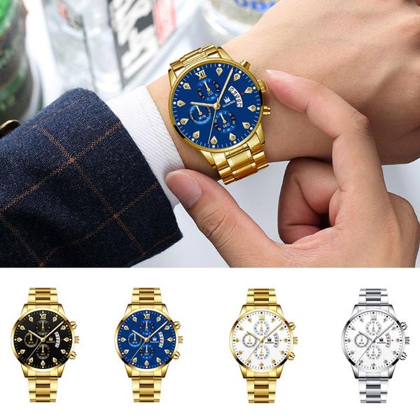 wristwatches fashion men watches round quartz watch waterproof golden male wristwatch clock 2021 relogio masculino, Slivery;brown
wristwatches fashion men watches round quartz watch waterproof golden male wristwatch clock 2021 relogio masculino, Slivery;brown