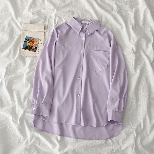 women's blouses & shirts women shirt 2021 spring summer solid color long sleeve blouse casual clothes single breasted cotton, White
women's blouses & shirts women shirt 2021 spring summer solid color long sleeve blouse casual clothes single breasted cotton, White