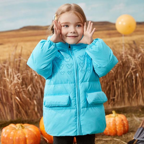 down coat children's jacket girls mid-length 2021 winter fashion solid color clothing thickened baby warm, Blue;gray
down coat children's jacket girls mid-length 2021 winter fashion solid color clothing thickened baby warm, Blue;gray