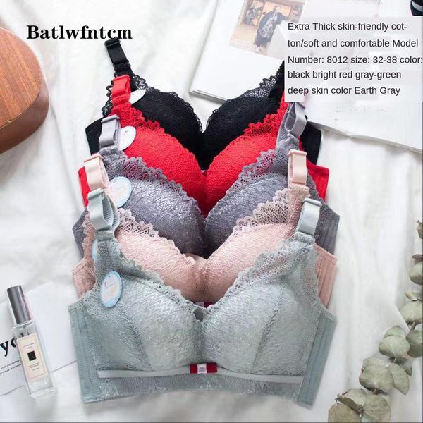 bras extra-thick skin-friendly cotton non-magnetic non-steel ring small bust gathering anti-sagging upper underwear bra, Red;black
bras extra-thick skin-friendly cotton non-magnetic non-steel ring small bust gathering anti-sagging upper underwear bra, Red;black