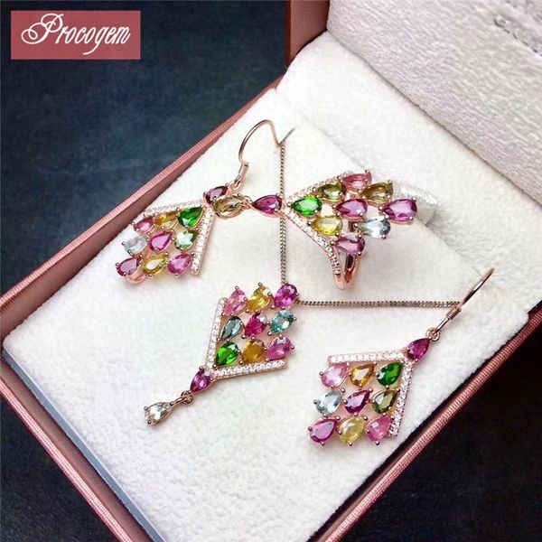 bracelet, earrings & necklace natural candy-color tourmaline jewelry sets for women genuine stone necklace/ring/dangling fine gift s925 #112, Black
bracelet, earrings & necklace natural candy-color tourmaline jewelry sets for women genuine stone necklace/ring/dangling fine gift s925 #112, Black