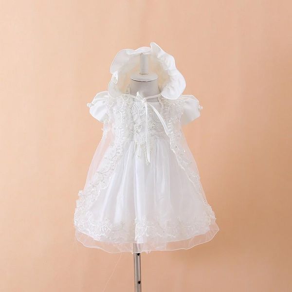 girl's dresses baby girls christening gown dresses+hat+shawl vestidos infantis princess wedding party lace dress for born baptism 3pcs/, Red;yellow
girl's dresses baby girls christening gown dresses+hat+shawl vestidos infantis princess wedding party lace dress for born baptism 3pcs/, Red;yellow