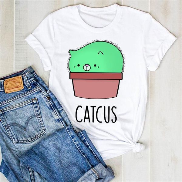 and women lady plant mens fashion cat cartoon summer cactus ladies tee womens female clothes graphic clothing, White;black
and women lady plant mens fashion cat cartoon summer cactus ladies tee womens female clothes graphic clothing, White;black