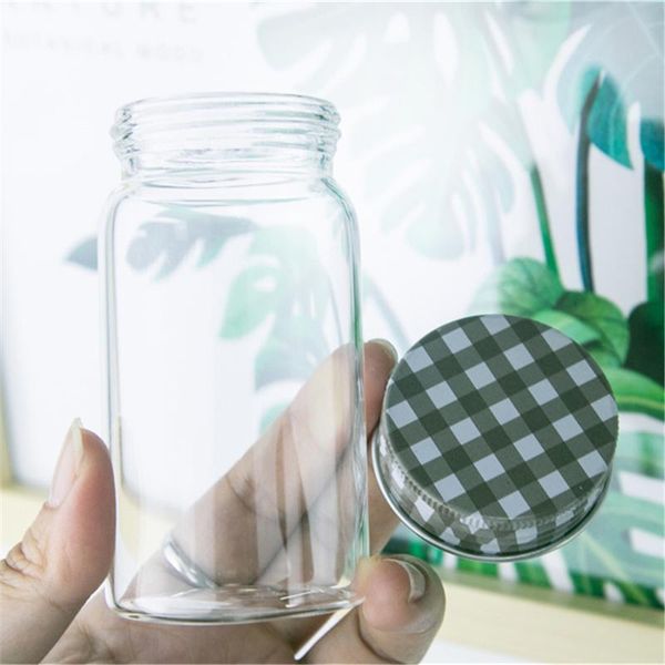 storage bottles & jars 100ml clear glass jar with brown aluminum cap small gifts crafts candy food wishing vial refillable creative 6pc
storage bottles & jars 100ml clear glass jar with brown aluminum cap small gifts crafts candy food wishing vial refillable creative 6pc