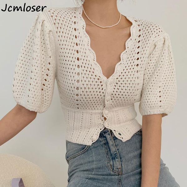 women's knits & tees 2021 summer simplicity knitted sweater cardigan women hollow out ribbed female fashion korean knitwear, White
women's knits & tees 2021 summer simplicity knitted sweater cardigan women hollow out ribbed female fashion korean knitwear, White