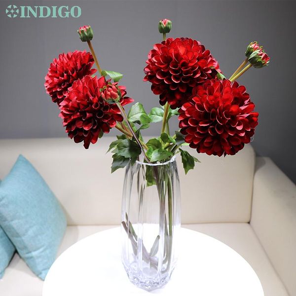 indigo- 5pcs dahlia big red daisy chrysanthemum home decorative artificial flower wedding party arrival flowers & wreaths
indigo- 5pcs dahlia big red daisy chrysanthemum home decorative artificial flower wedding party arrival flowers & wreaths
