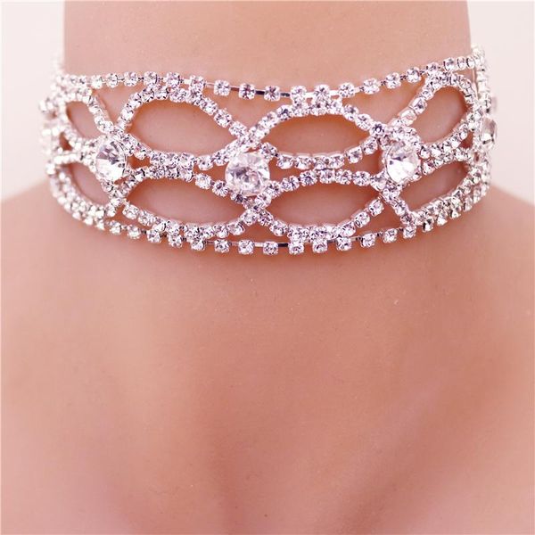sparkling silver color crystal petals collar chain choker necklace bridal women wedding party diamante rhinestone jewelry chokers, Golden;silver
sparkling silver color crystal petals collar chain choker necklace bridal women wedding party diamante rhinestone jewelry chokers, Golden;silver
