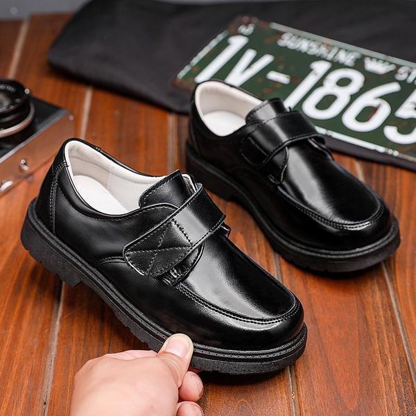 flat shoes british style children' boys formal patent leather loafers kids dress wedding school baby boy infant sneakes, Black;grey
flat shoes british style children' boys formal patent leather loafers kids dress wedding school baby boy infant sneakes, Black;grey