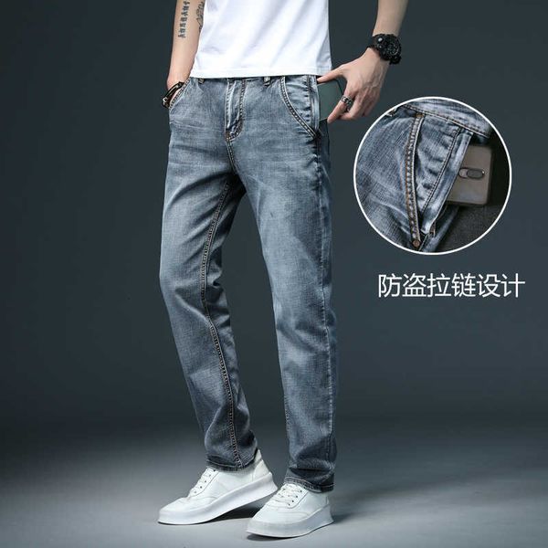men's jeans novo zper prova roubo dos homens de brim negcios casual regular moda denim calas masculinas em linha reta do loy4 qke3, Blue
men's jeans novo zper prova roubo dos homens de brim negcios casual regular moda denim calas masculinas em linha reta do loy4 qke3, Blue