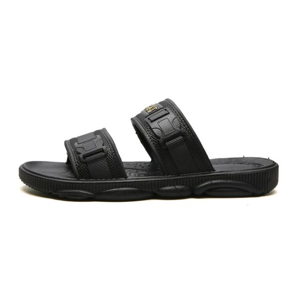 2021 summer shoe fashion soft bottomed one line slippers men's buckle open toe lazy outdoor sandals fashionable shoes, Black gold
2021 summer shoe fashion soft bottomed one line slippers men's buckle open toe lazy outdoor sandals fashionable shoes, Black gold