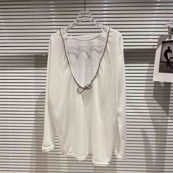 women bow candy colors t-shirt round neck long sleeve loose fit fashion spring summer 11b654 210525, White
women bow candy colors t-shirt round neck long sleeve loose fit fashion spring summer 11b654 210525, White