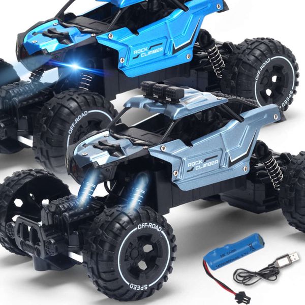 electric/rc car2.4g off-road climbing charging big foot remote control car children's toys electric light gifts
electric/rc car2.4g off-road climbing charging big foot remote control car children's toys electric light gifts