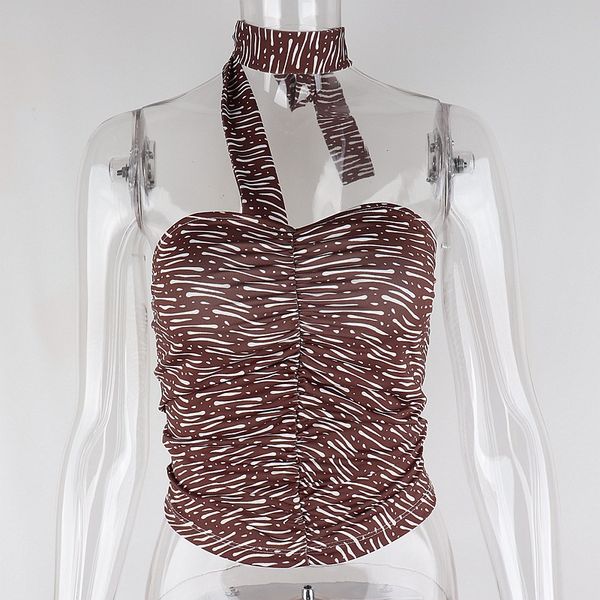chic fashion print halter brown crop for women sleeveless baless club party cropped summer 2021high quality, White
chic fashion print halter brown crop for women sleeveless baless club party cropped summer 2021high quality, White