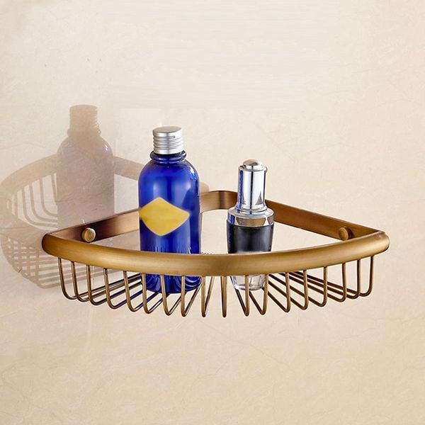 bathroom storage & organization copper wall-mounted racks corner shower fan-shaped baskets
bathroom storage & organization copper wall-mounted racks corner shower fan-shaped baskets