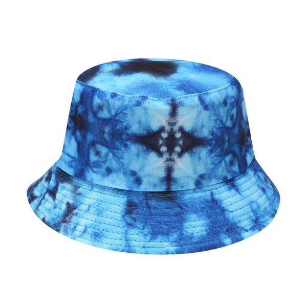 tie dyed fisherman's hat women's outdoor sunscreen double sided basin korean fashion, Blue;gray
tie dyed fisherman's hat women's outdoor sunscreen double sided basin korean fashion, Blue;gray