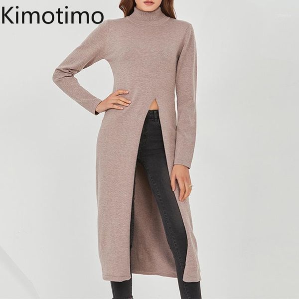 kimotimo autumn winter sweaters women long sleeve split streetwear elegant bodycon chic korean fashion sweater women's, White;black
kimotimo autumn winter sweaters women long sleeve split streetwear elegant bodycon chic korean fashion sweater women's, White;black
