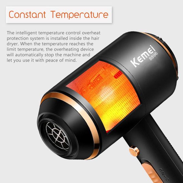 plug kemei hair dryer professional powerful blowdryer and cold strong power 4000w negative ion blow dryers with diffuser electric brushes
plug kemei hair dryer professional powerful blowdryer and cold strong power 4000w negative ion blow dryers with diffuser electric brushes