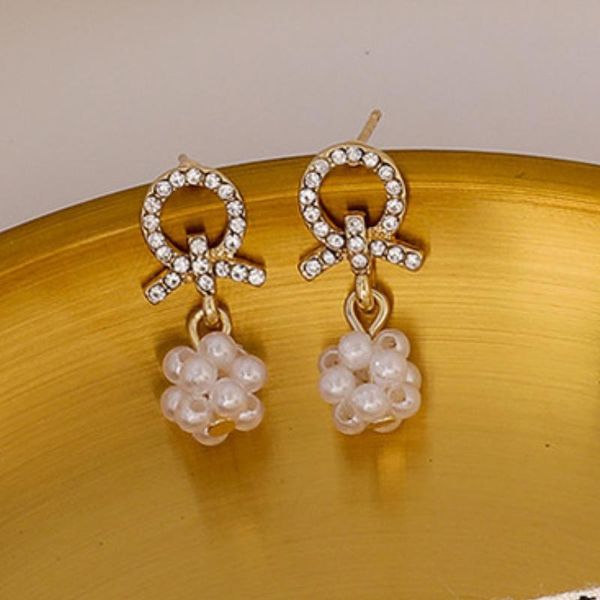 dangle & chandelier korea exquisite grape shape imitation pearl earrings 2021 women drop for girl simple fashion jewelry accessories, Silver
dangle & chandelier korea exquisite grape shape imitation pearl earrings 2021 women drop for girl simple fashion jewelry accessories, Silver