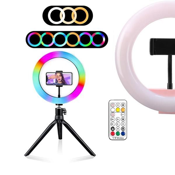 flash heads 8in ringlight profissional with remote rgb lampara led ring lamp light for pography po makeup video phone holder
flash heads 8in ringlight profissional with remote rgb lampara led ring lamp light for pography po makeup video phone holder