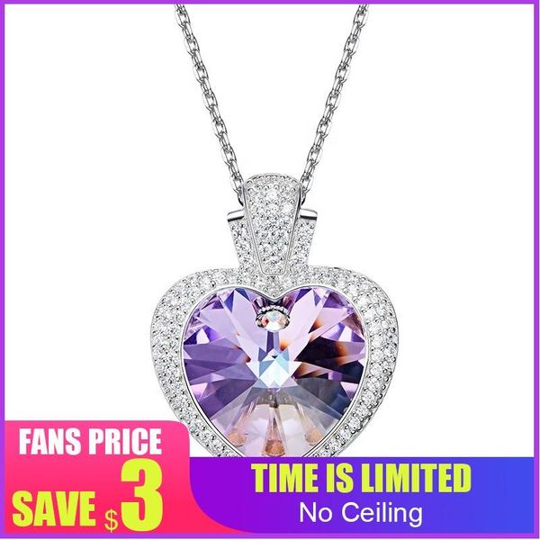 pendant necklaces sparkling beautiful hearts shape blue purple crystal silver 2 color fashion 925 fine jewelry handmade
pendant necklaces sparkling beautiful hearts shape blue purple crystal silver 2 color fashion 925 fine jewelry handmade