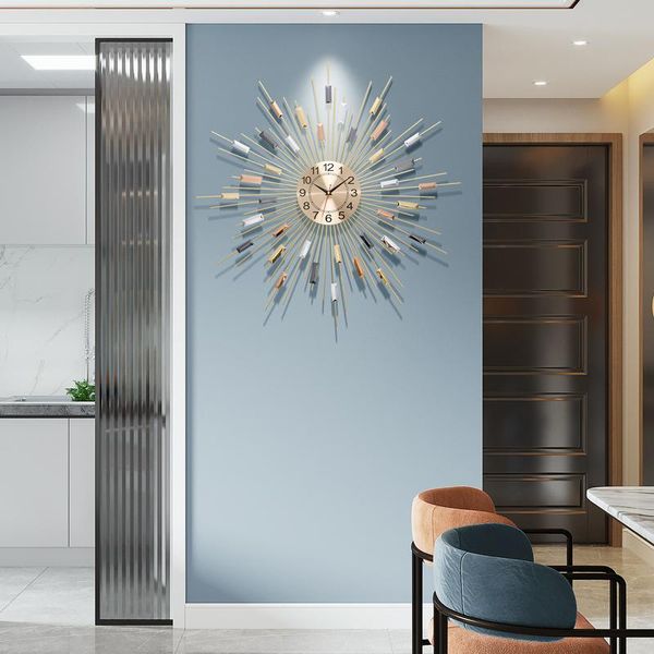 light luxury wall clock metal creativity exquisite nordic modern design orologio parete hanging decor dk50wc clocks
light luxury wall clock metal creativity exquisite nordic modern design orologio parete hanging decor dk50wc clocks