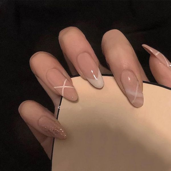 nail art kits 24pcs nude color patch round head glue type removable long paragraph fashion manicure false
nail art kits 24pcs nude color patch round head glue type removable long paragraph fashion manicure false