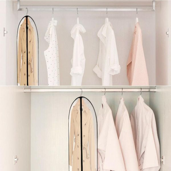 5pcs/set clear clothing covers suit coat dust zip bag dress dustproof cover protector travel disposable
5pcs/set clear clothing covers suit coat dust zip bag dress dustproof cover protector travel disposable
