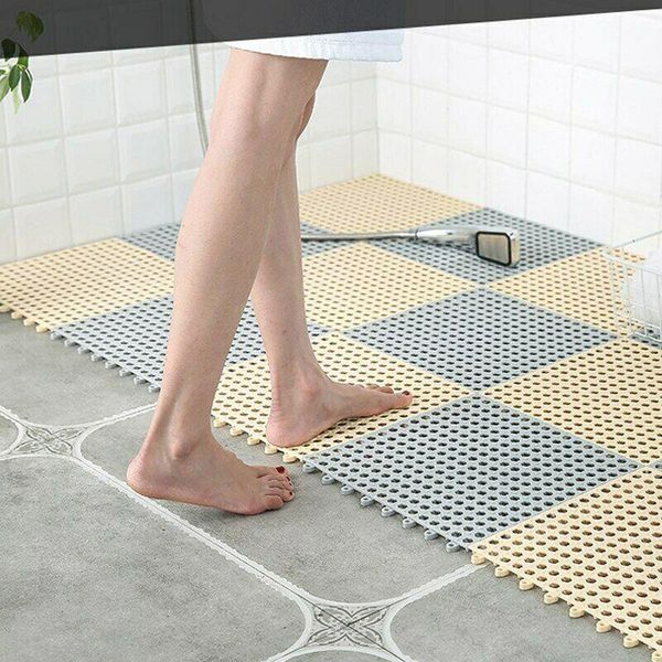 safety shower non-slip bath mat plastic bathroom kitchen stitching pads grsa889 mats