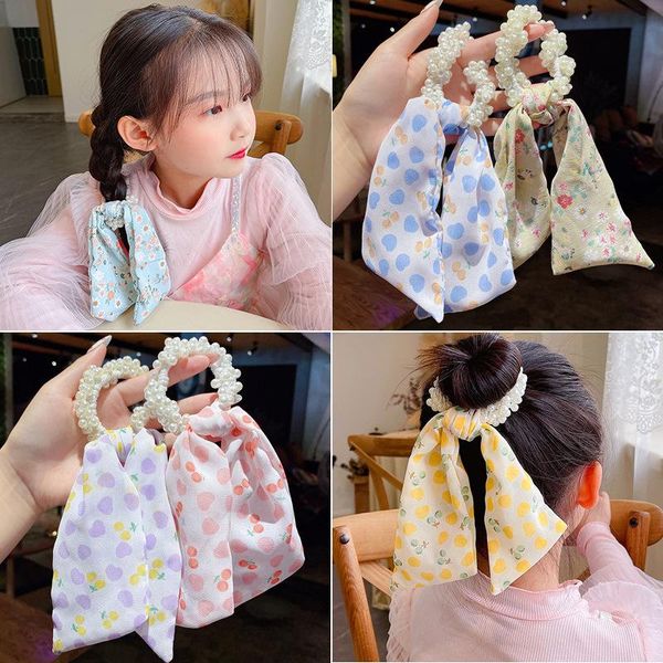 ladies and children pearl bow knot tied hair streamer large intestine ring girl ribbon headband accessories, Slivery;white
ladies and children pearl bow knot tied hair streamer large intestine ring girl ribbon headband accessories, Slivery;white