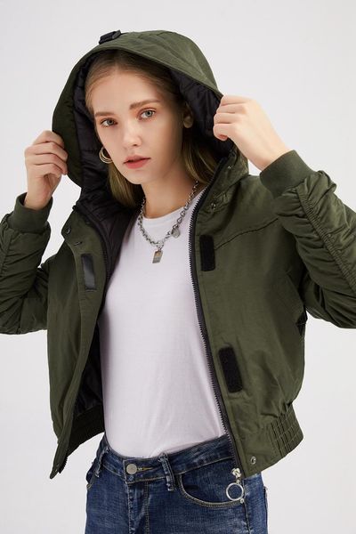 women's jackets fashion women windbreaker jacket spring autumn coats long sleeve basic bomber thin female outwear, Black;brown
women's jackets fashion women windbreaker jacket spring autumn coats long sleeve basic bomber thin female outwear, Black;brown