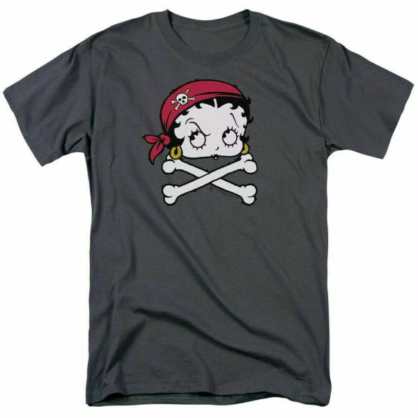 Betty Boop Pirate T Shirt Mens Licensed Cartoon Merchandise Classic TV Charcoal, White;black
Betty Boop Pirate T Shirt Mens Licensed Cartoon Merchandise Classic TV Charcoal, White;black