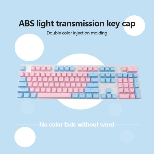 mechanical keyboard special keycap 104-key abs color diy double injection light transmission cap wear-resistant keyboards
mechanical keyboard special keycap 104-key abs color diy double injection light transmission cap wear-resistant keyboards