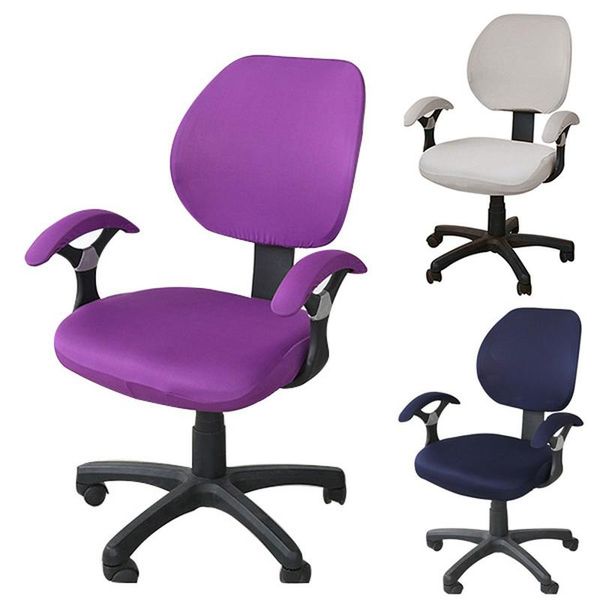 1set computer seat chair cover stretch spandex covers with armrest rotating slipcovers office decoration
1set computer seat chair cover stretch spandex covers with armrest rotating slipcovers office decoration