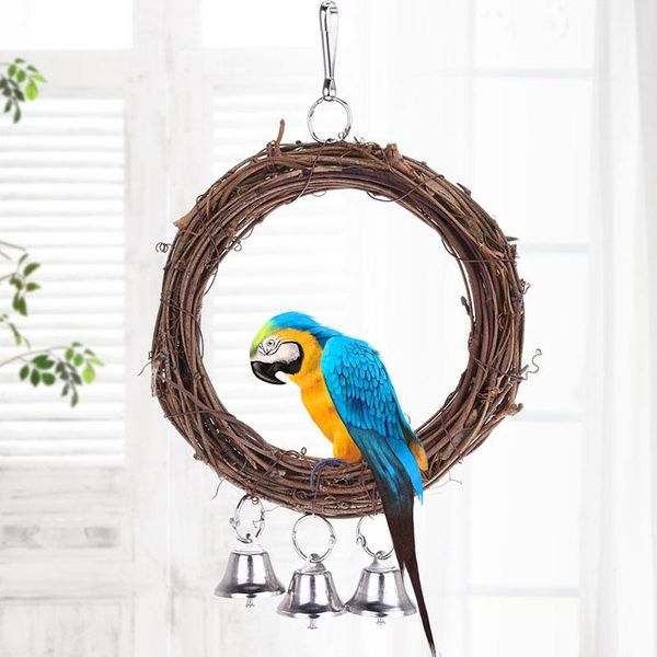 other bird supplies parrot toy stand playing rack swing wood ring for birds hanging toys with bell accessories
other bird supplies parrot toy stand playing rack swing wood ring for birds hanging toys with bell accessories