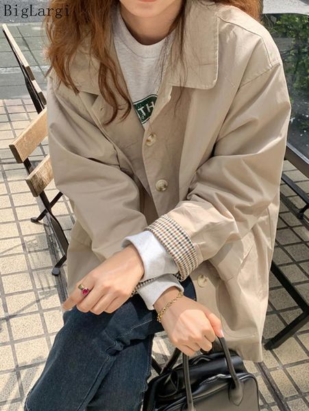 women's trench coats casaco feminino autumn winter cotton coat women korean loose ladies long sleeve woman corta vento feminina, Tan;black
women's trench coats casaco feminino autumn winter cotton coat women korean loose ladies long sleeve woman corta vento feminina, Tan;black