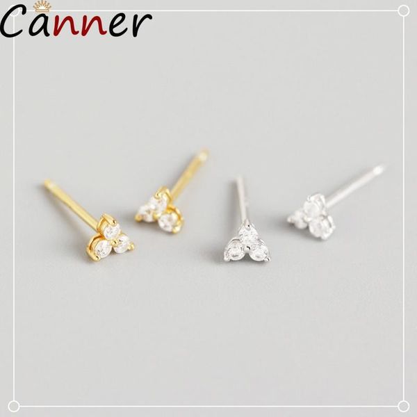 canner personalized geometric earrings s925 sterling silver clover inlaid zircon light luxury wild for women stud, Golden;silver
canner personalized geometric earrings s925 sterling silver clover inlaid zircon light luxury wild for women stud, Golden;silver