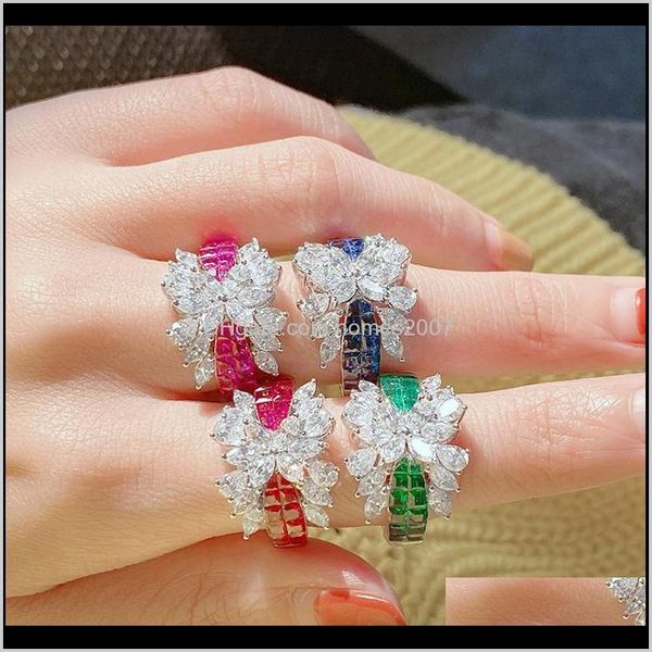 jewelryluxury female ring charm flowers unique design ered with cubic zircon fine jewelry for wedding party rings anniversary gift drop deli, Slivery;golden
jewelryluxury female ring charm flowers unique design ered with cubic zircon fine jewelry for wedding party rings anniversary gift drop deli, Slivery;golden