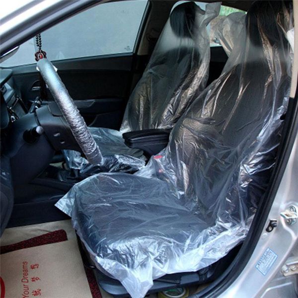 chair covers 100 pcs / set disposable plastic car seat cover vehicle maintenance beauty pe for dust and dirt
chair covers 100 pcs / set disposable plastic car seat cover vehicle maintenance beauty pe for dust and dirt