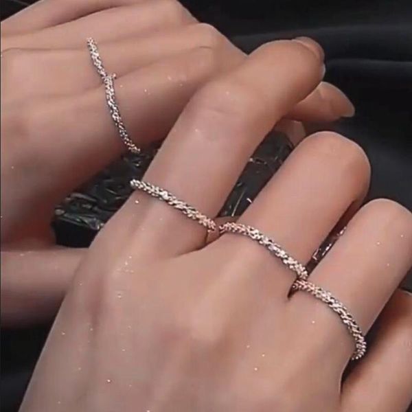 cluster rings 17km trendy silver color sparkling ring for women simple style finger wedding travel jewelry decorative gifts, Golden;silver
cluster rings 17km trendy silver color sparkling ring for women simple style finger wedding travel jewelry decorative gifts, Golden;silver