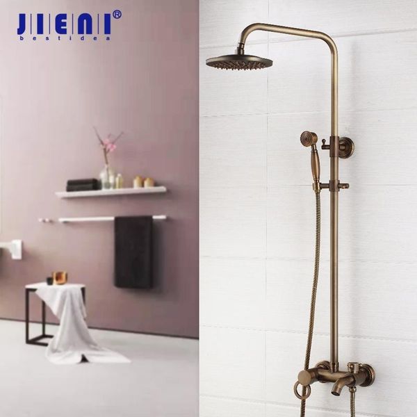 antique brass 8 inch shower faucet set bathroom hand sprayer solid wall mounted mixer sets
antique brass 8 inch shower faucet set bathroom hand sprayer solid wall mounted mixer sets
