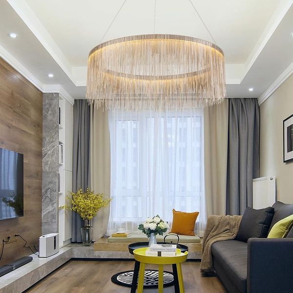 pendant lamps modern tassels lamp chandelier living room decoration silver gold dimmable hanging lighting for bedroom
pendant lamps modern tassels lamp chandelier living room decoration silver gold dimmable hanging lighting for bedroom